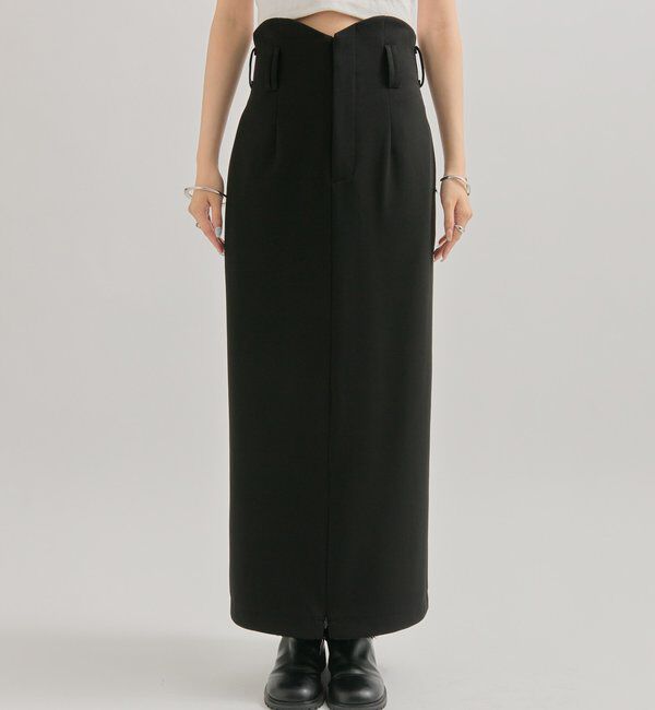  「WAVEフロントZIPスカート」|スカート|