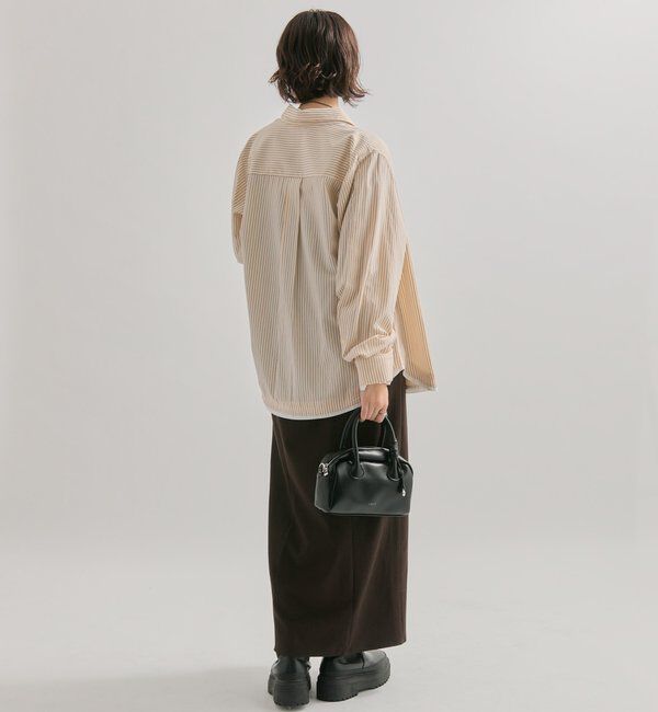  「ポケット刺繍ストライプシャツ」|シャツ・ブラウス|