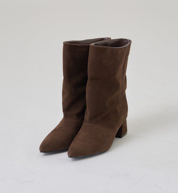  「スウェードショートブーツ」|ショートブーツ|