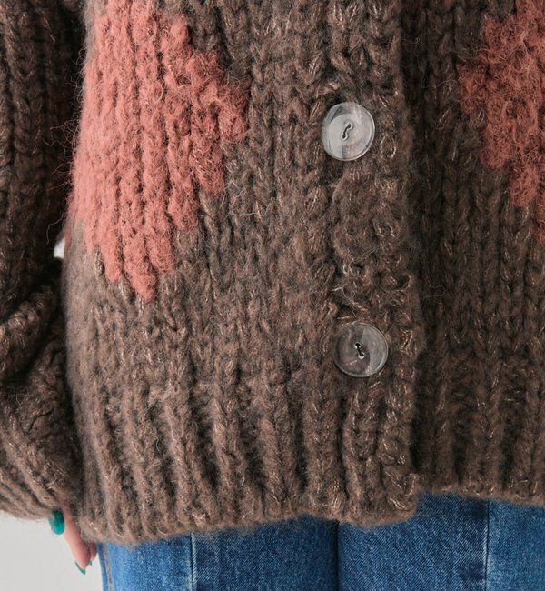  「ダイヤニットカーディガン」|カーディガン|