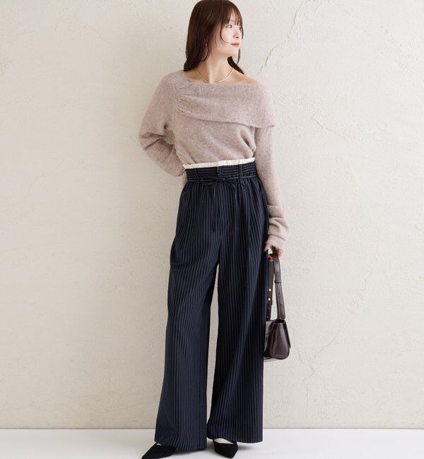  「ワンショルデザインニット」|ニット・セーター|