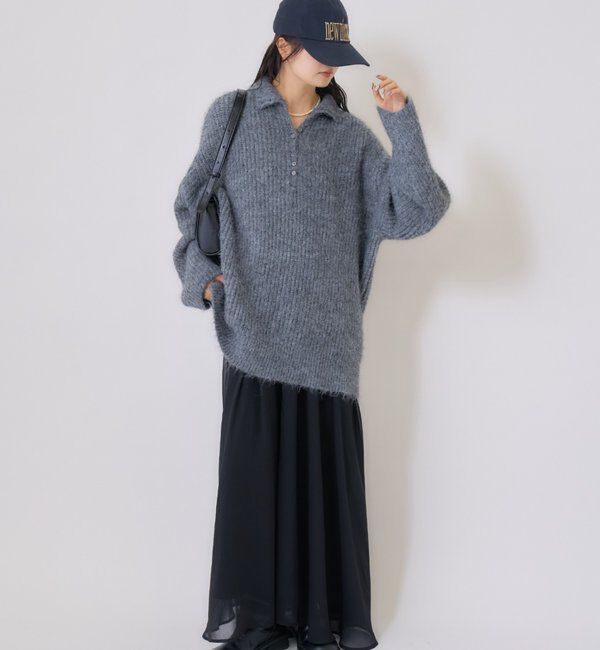  「シアーキャミSETワンピース」|ワンピース|