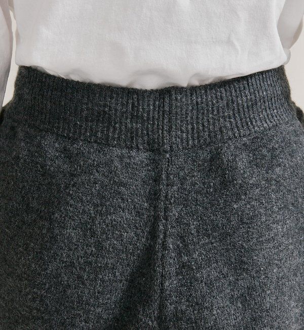  「プレート付きニットパンツ」|チノ|