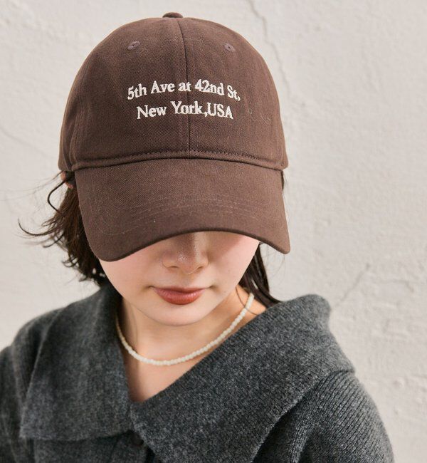  「ピーチロゴ刺繍キャップ」|ハット|