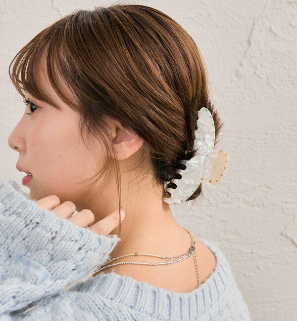  「マーブルラウンドヘアクリップ」|その他|