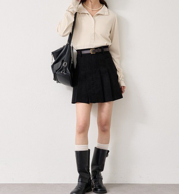  「リブヘンリーネックプルオーバー」|Tシャツ・カットソー|