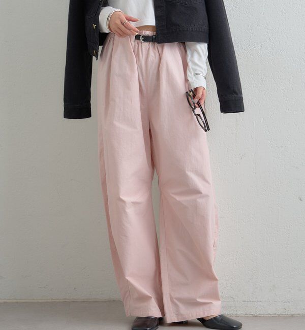  「ボリュームイージーパンツ」|チノ|