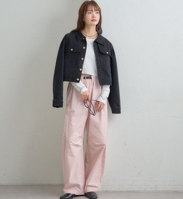  「ボリュームイージーパンツ」|チノ|