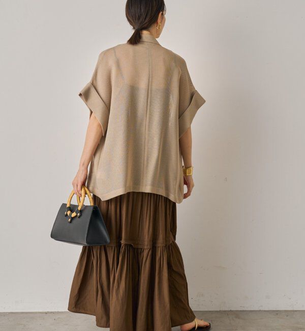  「【3サイズ展開】サテンティアードキャミワンピース」|ワンピース|