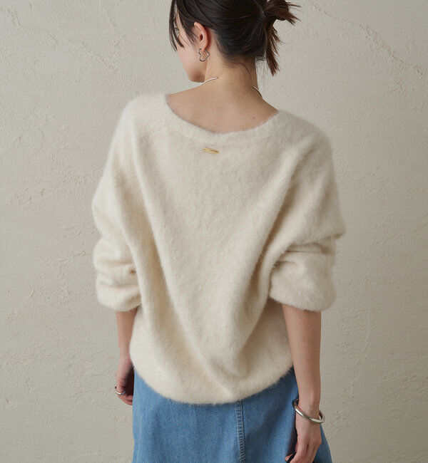  「FURカシミヤVニット」|ニット・セーター|