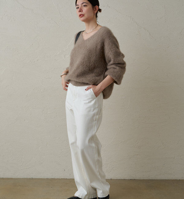  「FURカシミヤVニット」|ニット・セーター|