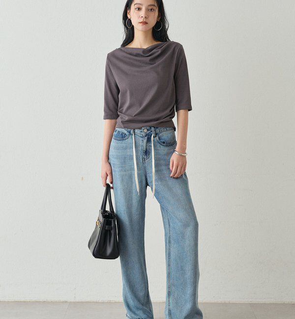  「ドレープカットソー」|Tシャツ・カットソー|