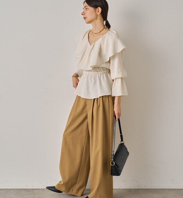  「3タックワイドパンツ」|チノ|