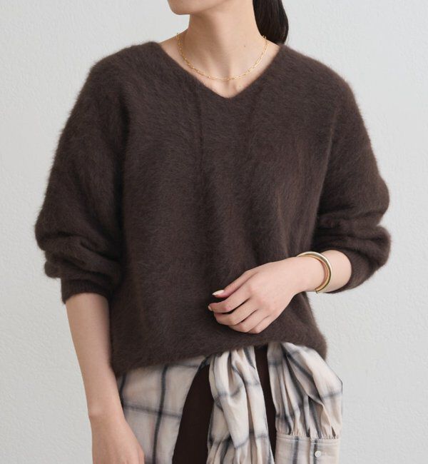  「FURカシミヤVニット」|ニット・セーター|