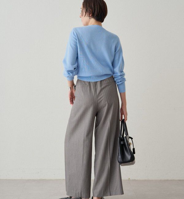  「ウールカシミヤクルーニット」|ニット・セーター|
