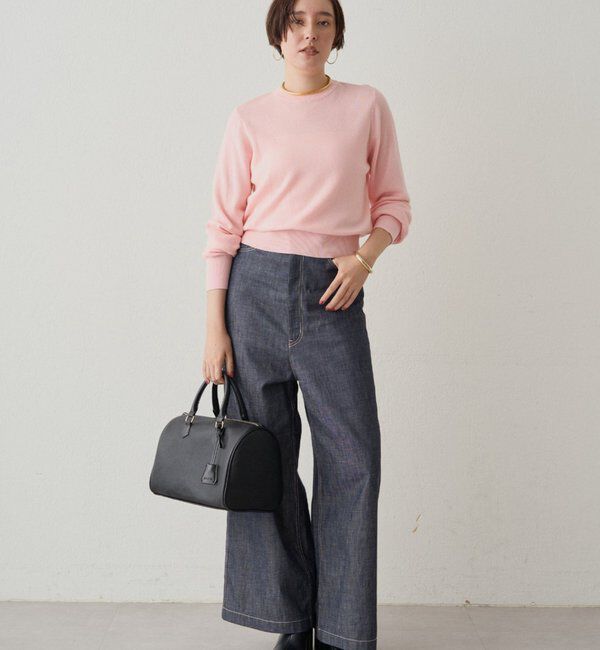  「ウールカシミヤクルーニット」|ニット・セーター|