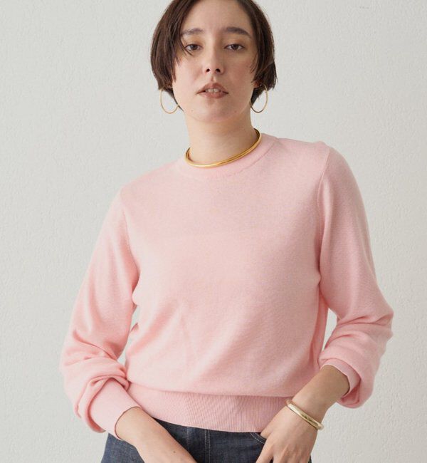  「ウールカシミヤクルーニット」|ニット・セーター|