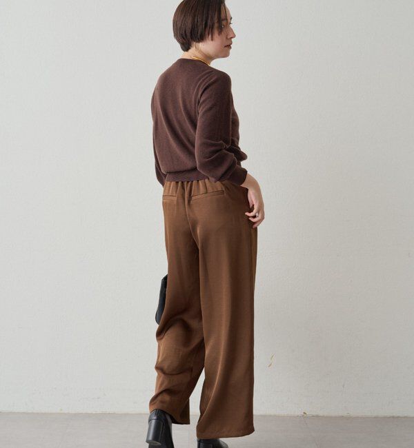  「ウールカシミヤクルーニット」|ニット・セーター|