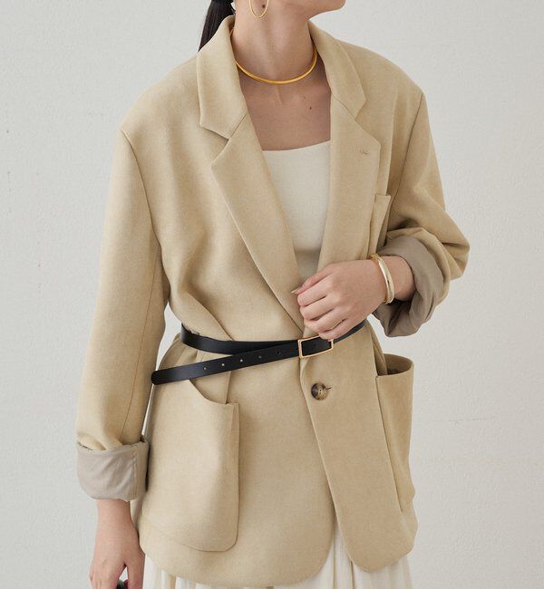  「フェイクスウェードジャケット」|ベスト・ジレ|