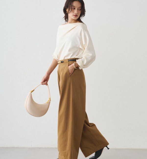  「チノベルトタックパンツ」|チノ|