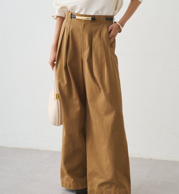  「チノベルトタックパンツ」|チノ|