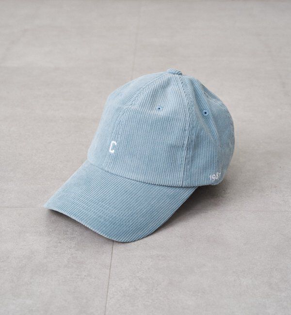  「【GALENA/ガレナ】アルファベット刺繍CAP」|ハット|サックスブルー