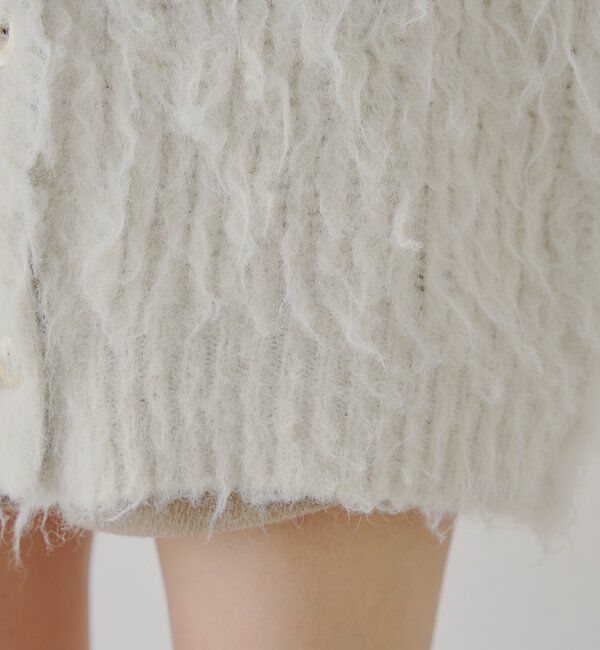  「金釦シャギールーズカーディガン」|カーディガン|