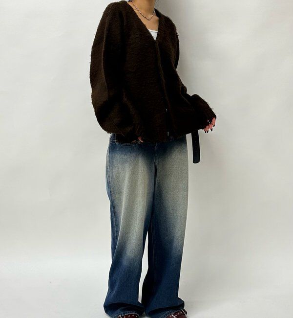  「SLASH POCKET BLAST WIDE DENIM」|デニム|