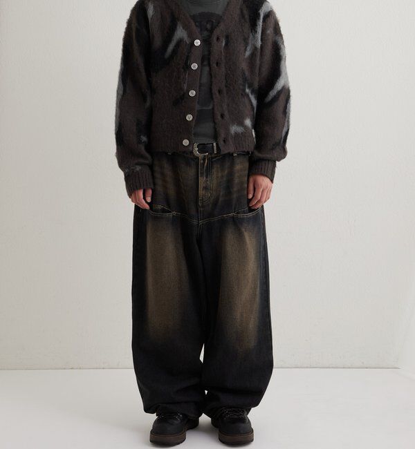  「SLASH POCKET BLAST WIDE DENIM」|デニム|