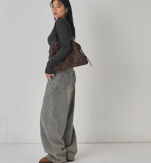  「SLASH POCKET BLAST WIDE DENIM」|デニム|