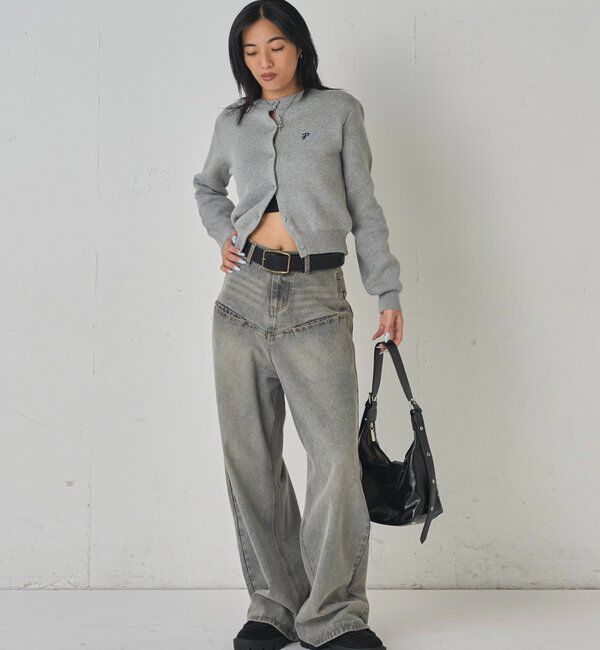  「SLASH POCKET BLAST WIDE DENIM」|デニム|