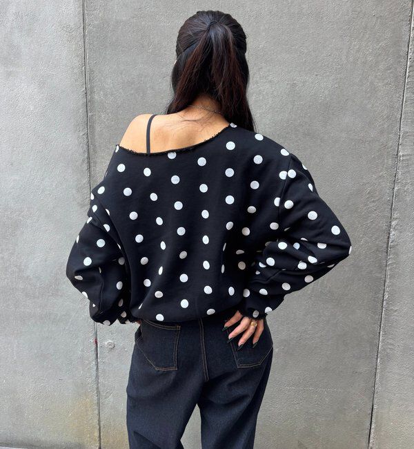  「ELLIOTT NUMBERIHG ONE-SHOULDERSWEATSHIRT」|Tシャツ・カットソー|