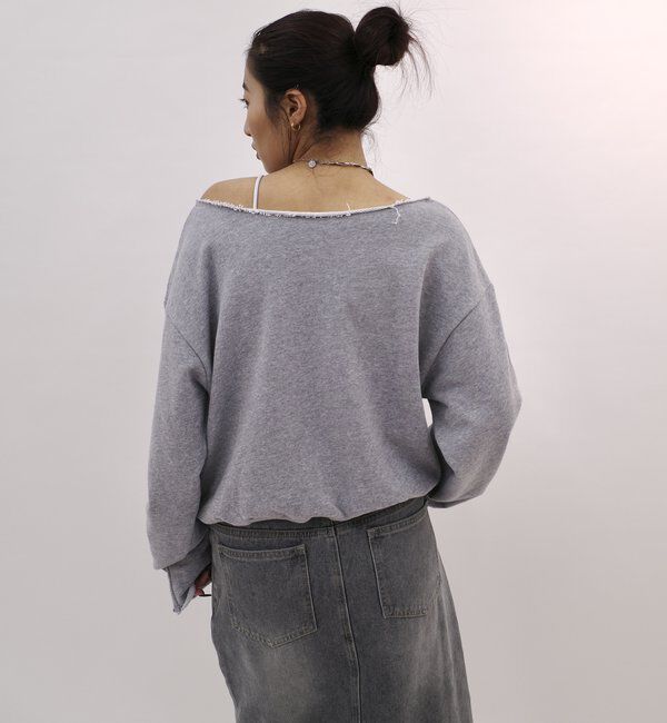  「ELLIOTT NUMBERIHG ONE-SHOULDERSWEATSHIRT」|Tシャツ・カットソー|