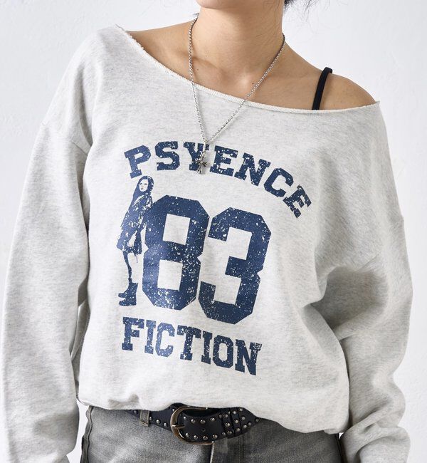  「ELLIOTT NUMBERIHG ONE-SHOULDERSWEATSHIRT」|Tシャツ・カットソー|