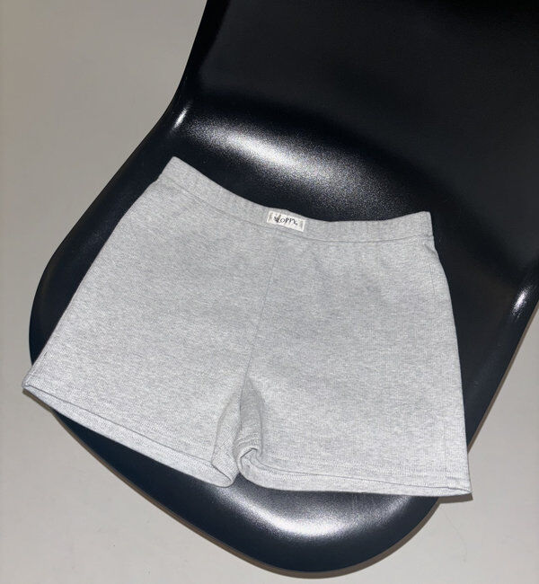  「【SLOPPY】 RIBBED SHORTS/リブショートパンツ」|チノ|