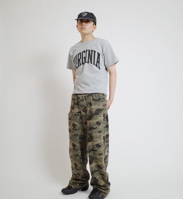  「【低身長・高身長対応】SLASH POCKET SWEAT EASY PANTS」|チノ|