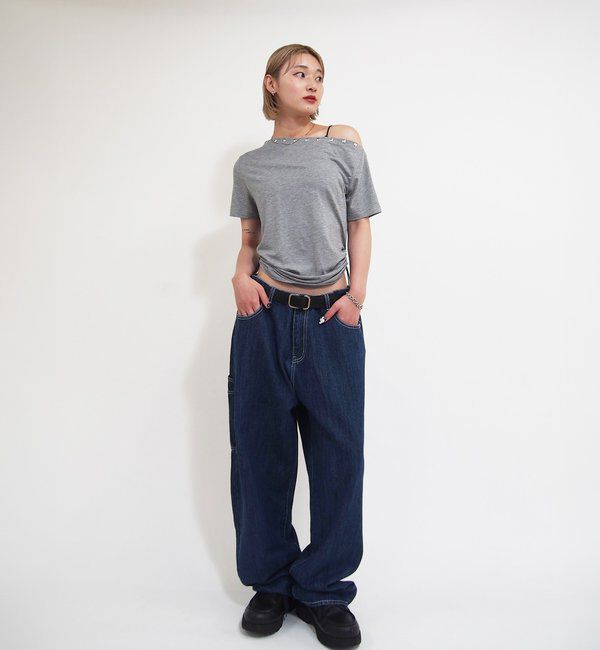  「【KOOKYN/クーキー】 ペインターデニムパンツ/２サイズ」|デニム|