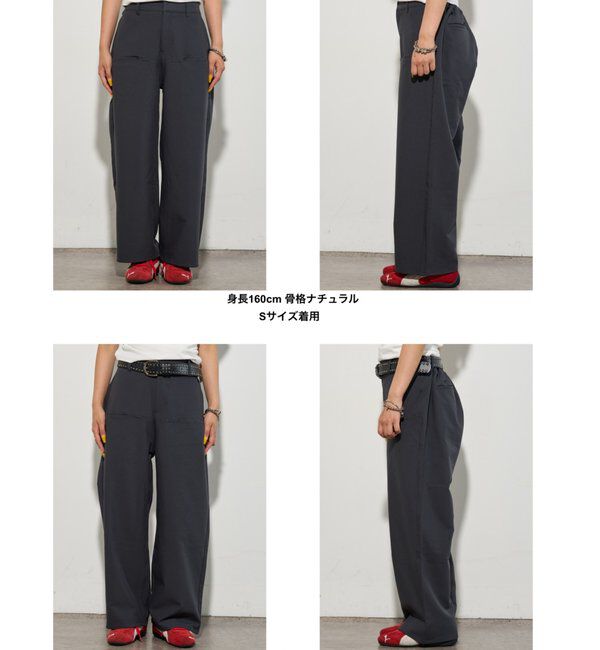  「【低身長・高身長対応/3サイズ】SLACH POCKET TROUSERS」|チノ|