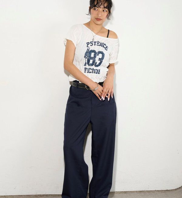  「【低身長・高身長対応/3サイズ】SLACH POCKET TROUSERS」|チノ|