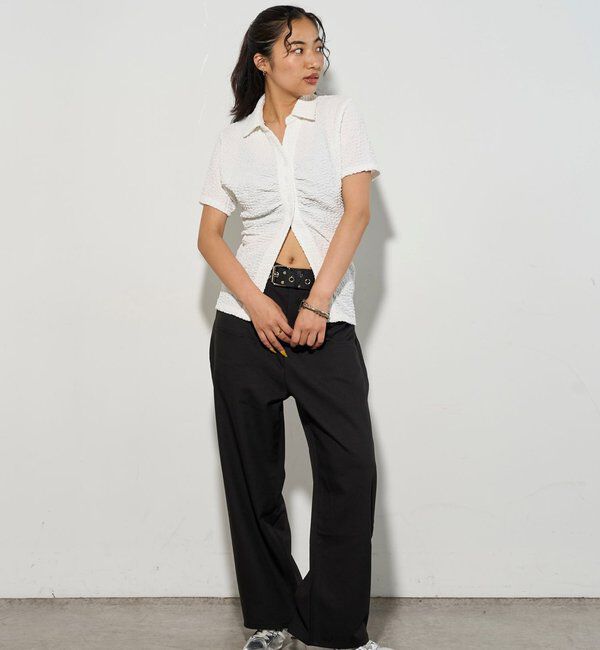  「【低身長・高身長対応/3サイズ】SLACH POCKET TROUSERS」|チノ|