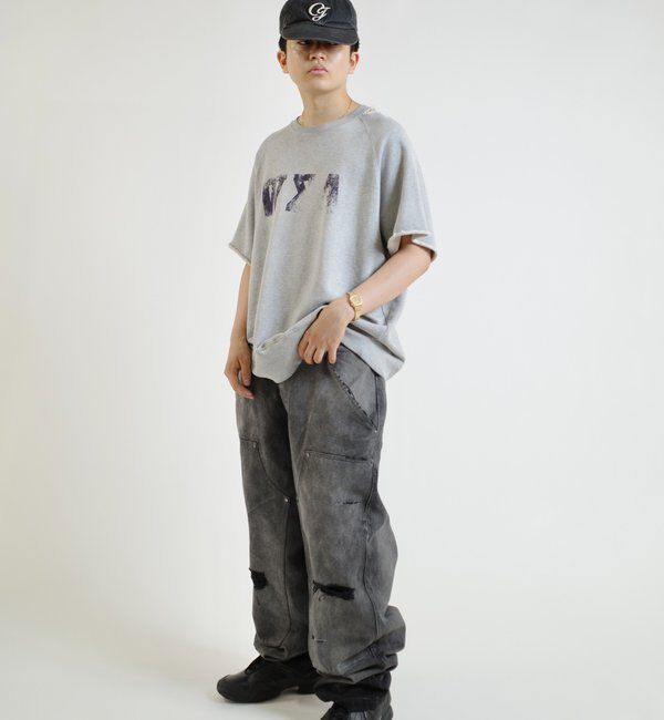  「【From Vintage】 WRONGダメージ半袖スウェット  / 2サイズ」|Tシャツ・カットソー|