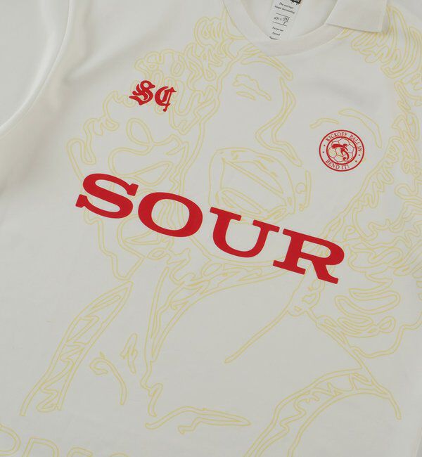  「【SOUR CREAM/サワークリーム】モンローサッカーユニフォームTEE」|Tシャツ・カットソー|