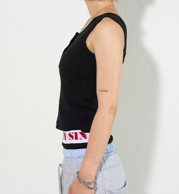  「リングドットタンクトップ」|キャミソール|