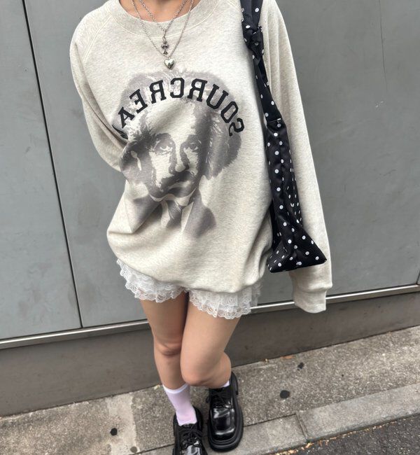  「【Sourcream】 GREAT FIGURE SWEATSHIRT」|Tシャツ・カットソー|ホワイトその他1