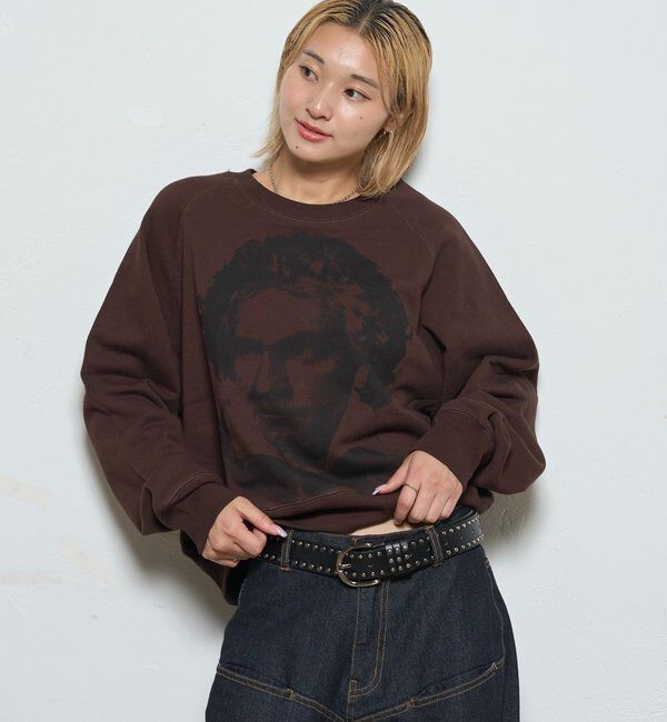  「【Sourcream】 GREAT FIGURE SWEATSHIRT」|Tシャツ・カットソー|ブラウン