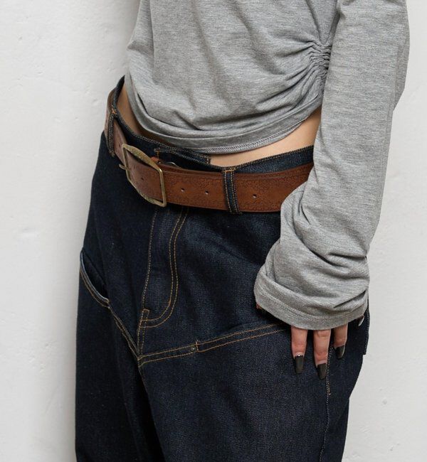  「型押しベルト」|ベルト|