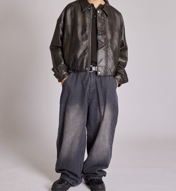  「VINTAGE-LIKE SOUTIEN COLLAR BLOUSON」|ブルゾン・スタジャン|