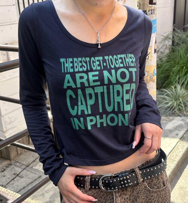  「【WEB限定】MESSAGE TOPS」|Tシャツ・カットソー|