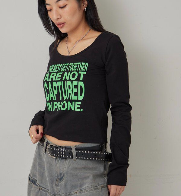  「【WEB限定】MESSAGE TOPS」|Tシャツ・カットソー|