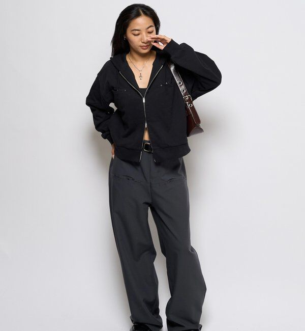  「SLASH POCKET HOODIE」|パーカー|